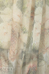 Italian 'garden whispers' designer silk chiffon
