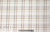 Italian summer plaid print cotton/silk voile 1.75 yds