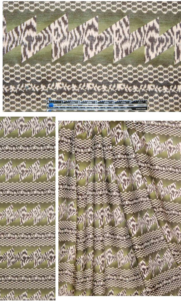 Tamara Me11on loden safari cotton/silk voile
