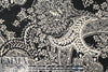 Italian decorative paisley cotton voile