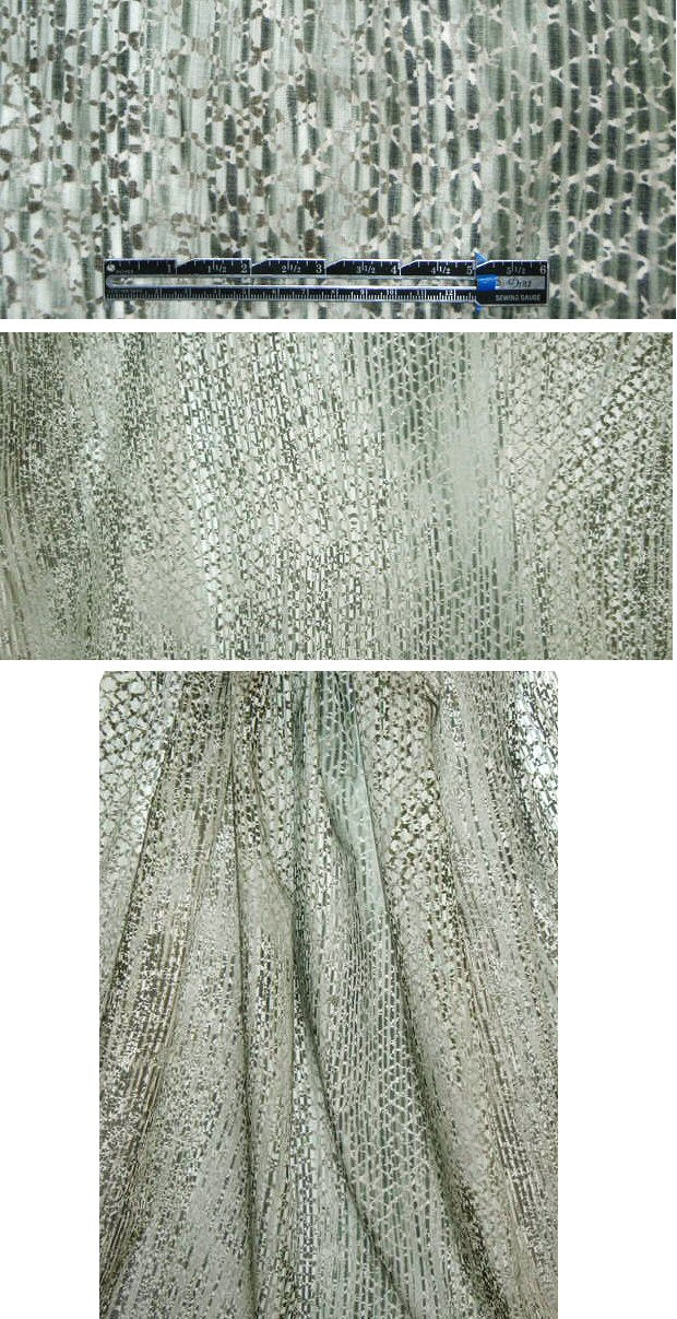 sage/forest scaley abstract cotton voile