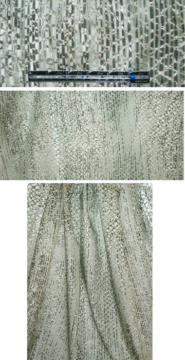 sage/forest scaley abstract cotton voile
