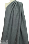 CA designer cotton blend black/natural waffle weave