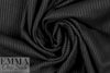 Dutch cotton waffle knit - black - Oeko-Tex certified .625 yds