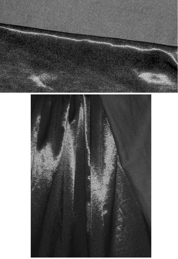 warm back coat lining - black .75 yds