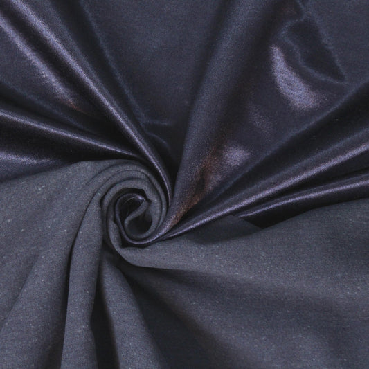 warm back coat lining - navy