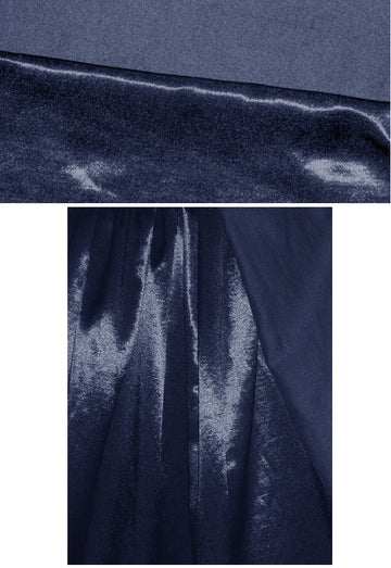 warm back coat lining - navy 1.5 yds