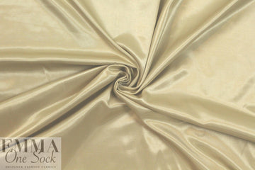 warm back coat lining - champagne