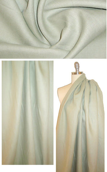 medium weight washed linen - dusty sage