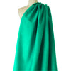 Italian washed silk slub woven - jade 1.75 yds
