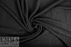 CA designer cable matelasse' knit - black .875 yds