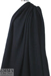 CA designer cable matelasse' knit - black