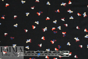 German mill digital viscose knit - confetti graphic