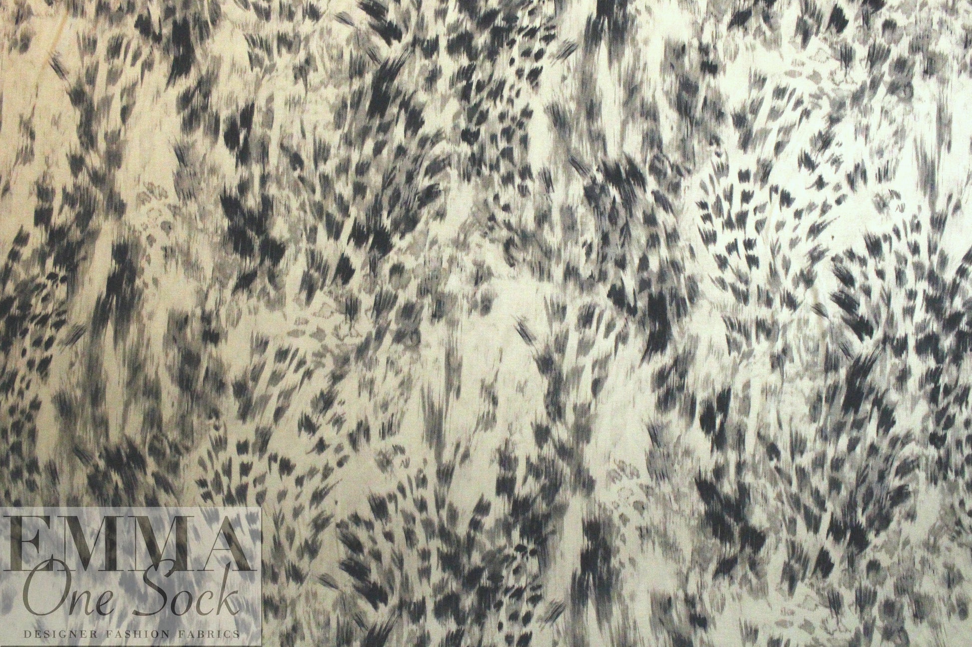German mill digital viscose knit - sketchy abstract