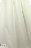 NY designer creamy white stretch denim  1.125 yds