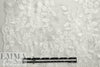 NY designer double scallop lace - soft white
