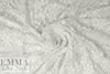 NY designer double scallop lace - soft white