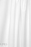 famous designer cotton pique woven - white