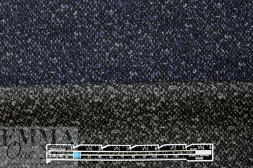 Bur6erry cozy doubleface wool coating - marine/licorice 2 yd