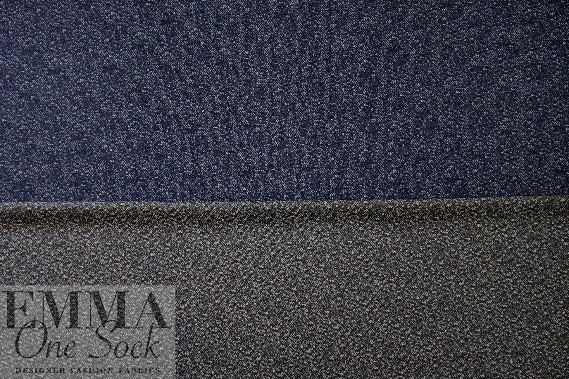 Bur6erry cozy doubleface wool coating - marine/licorice 2 yd
