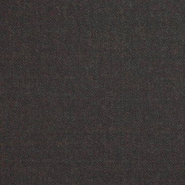 European stretch wool blend twill suiting - roasted coffee 2.125 yd