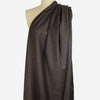 European stretch wool blend twill suiting - roasted coffee 2.125 yd
