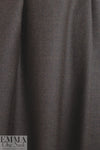 Italian stretch wool blend twill suiting - roasted coffee 1.66 yd