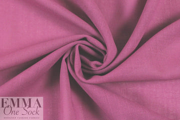 Italian gauzy wool crepe - raspberry cream