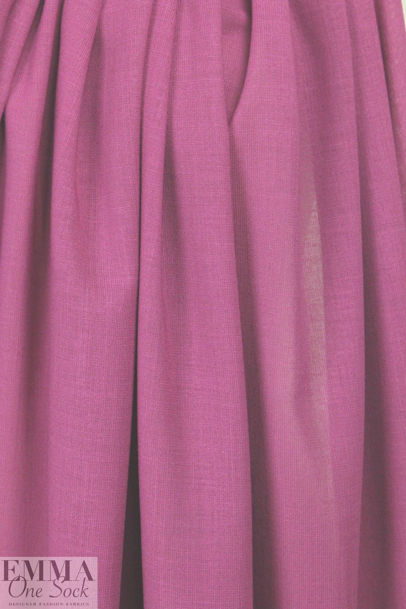 Italian gauzy wool crepe - raspberry cream