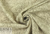 Italian moss/cream speckle printed wool woven