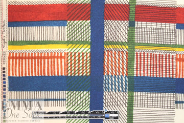 signature designer Italian printed virgin wool 1 yard
