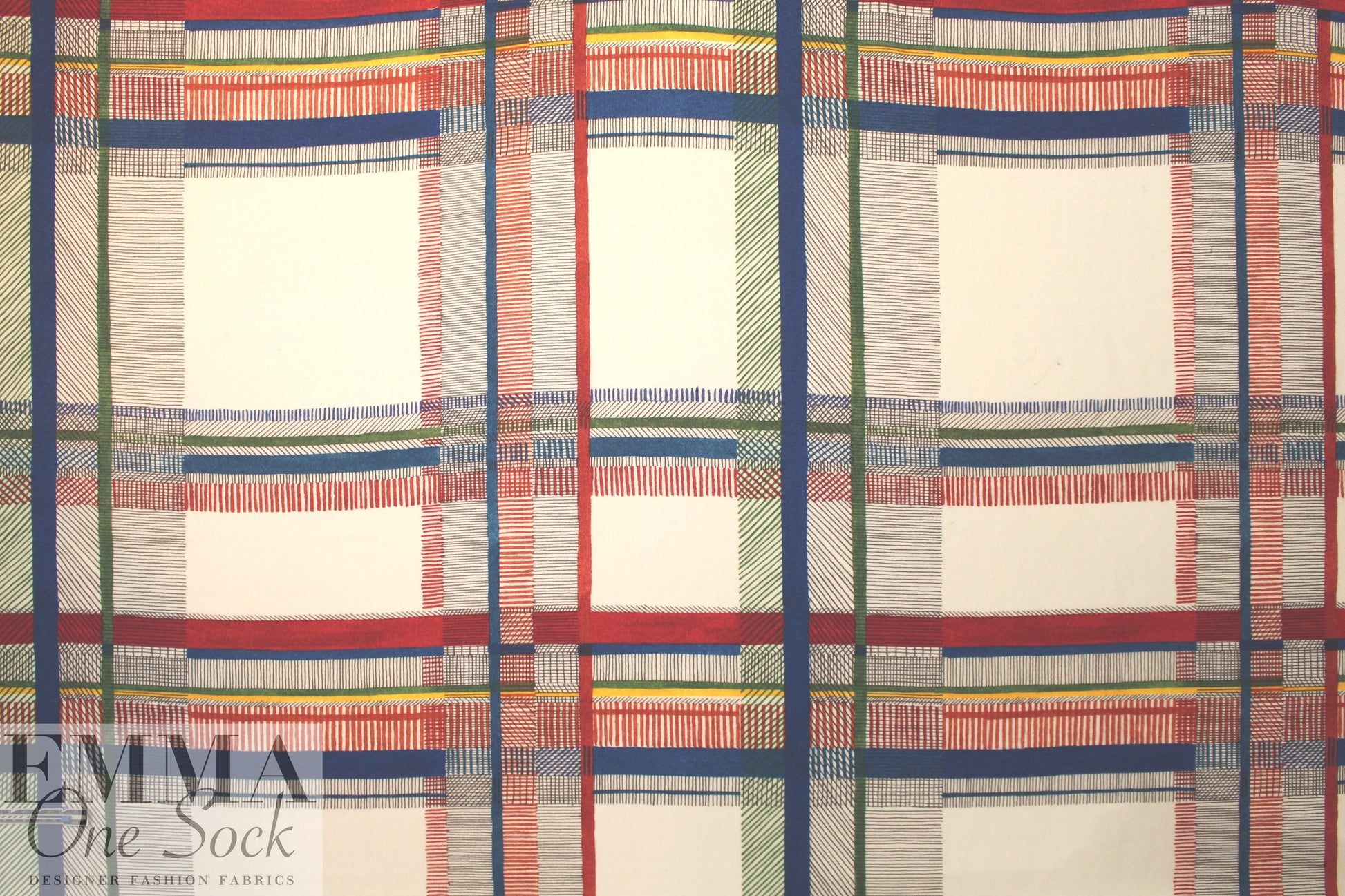 signature designer Italian printed virgin wool 1 yard