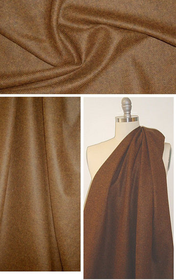 Italian all wool blend luxury tweed - sienna 1.75 yds
