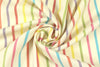 Italian colorful stripe all-wool twill weave suiting 1.875 yd