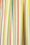 Italian colorful stripe all-wool twill weave suiting