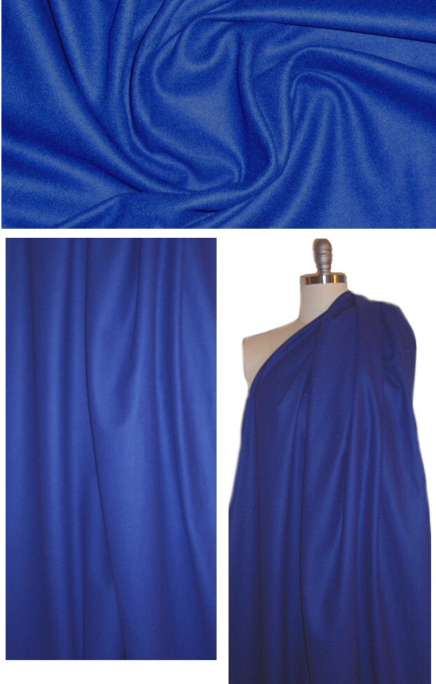 Italian wool/cashmere suiting/coating - royal