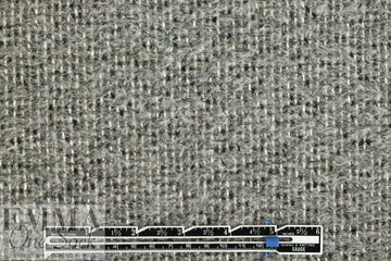Italian wool/mohair tweedy woven - black/gray/cream