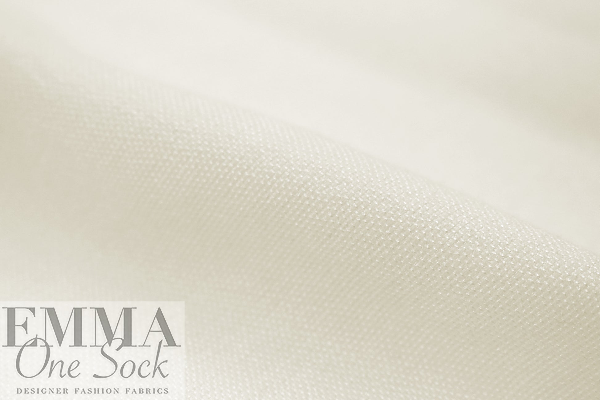 Italian all wool light and airy woven - creamy ivory 1.5 yds