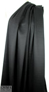 NY designer textured wool suiting - black .66 yds