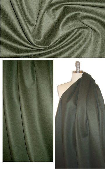 Ra1ph Lauren wool melton coating - woodsy green 1.75 yd