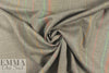 Italian all-wool driftwood multi-stripe suiting