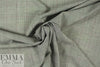 Italian all-wool black/white/red glen plaid suiting 1.875 yd