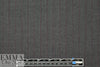 Italian all-wool off-black striped suiting 2.25 yd
