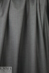 Italian all-wool off-black striped suiting 1.625 yd