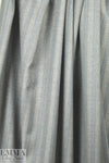Italian all-wool gray/blue/orange striped suiting 1.25 yds