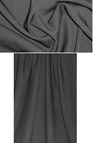 The0ry black wool stretch double crepe twill
