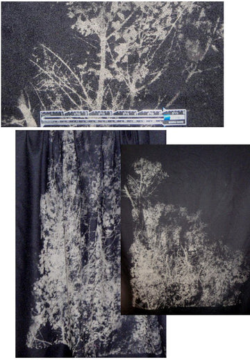 Tahari woodsy sihouette felted stretch wool panel