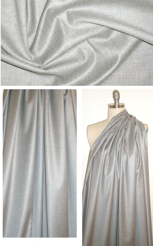 Marc Jac0bs wool/viscose silvery gray stretch suiting
