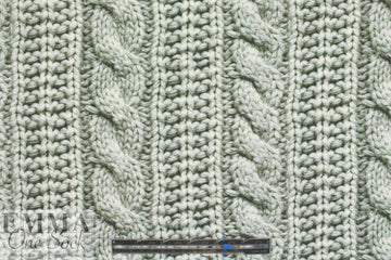 Yiga1 Azroue1 'cable stitch' stretch wool twill 1.875 yd