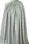 Yiga1 Azroue1 'cable stitch' stretch wool twill 1.875 yd